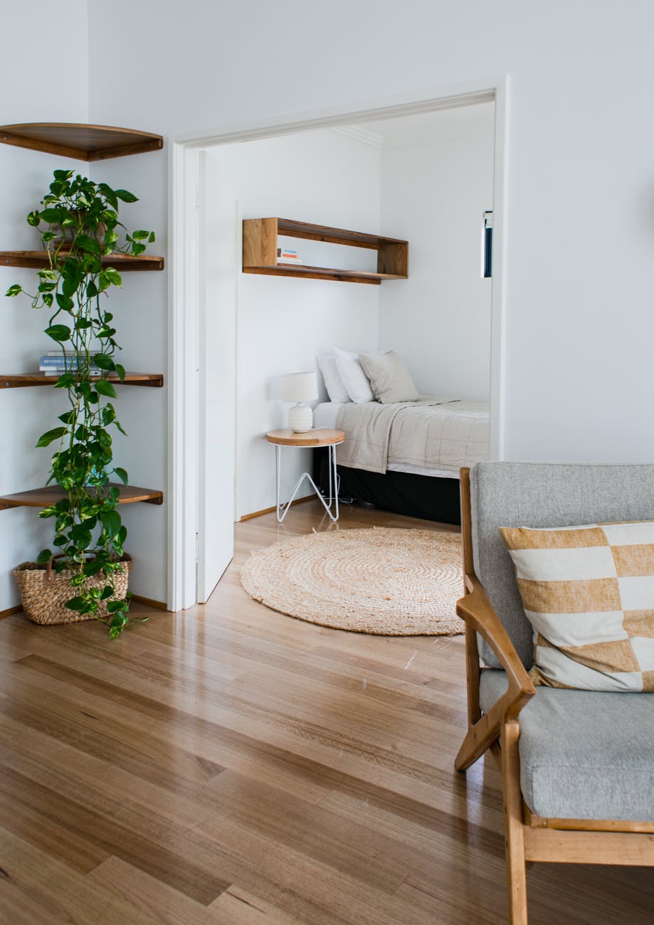 stylish apartment in minimalistic style